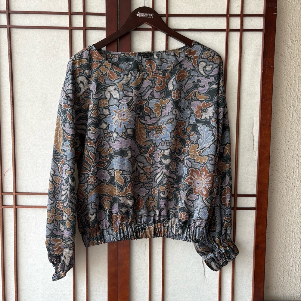Ann Taylor Multicolor Floral Blouse